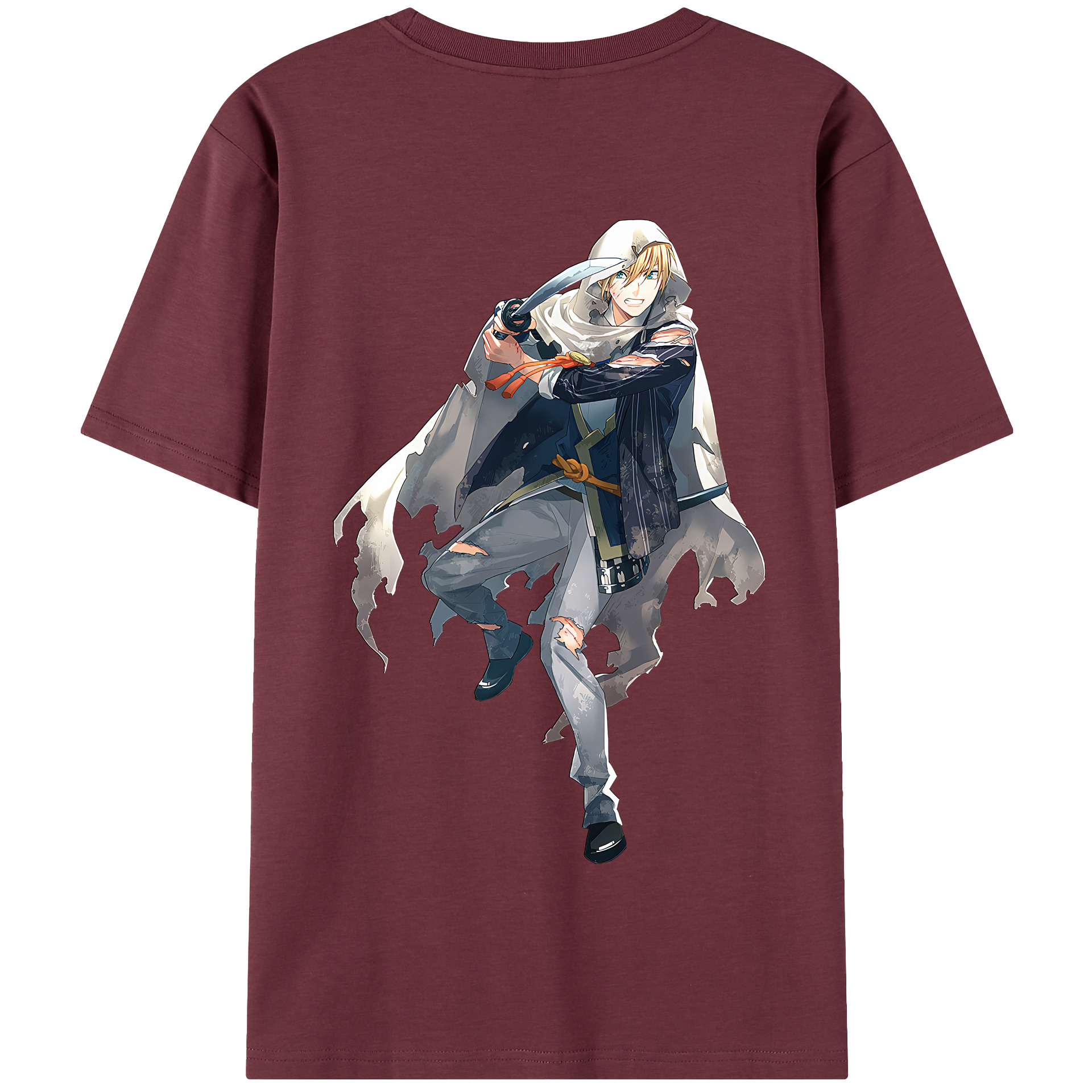 （画像用） 刀剣乱舞 Touken Ranbu 綿100％半袖Tシャツ（背面プリント）